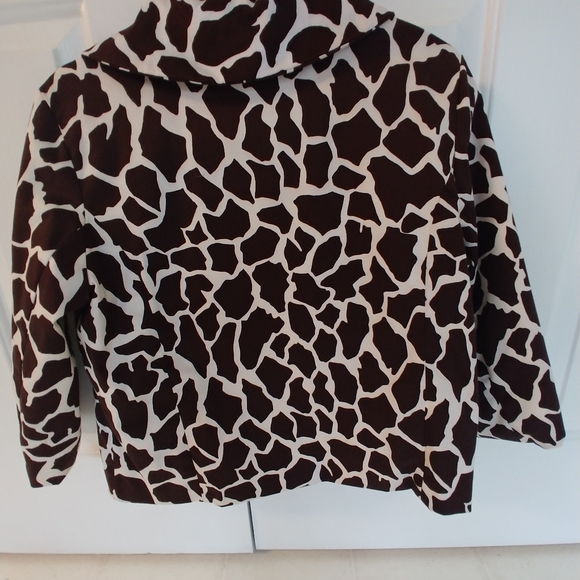 "HOST PICK' MOKA SPORT Brown/White Animal Sport Jacket - Picture 2 of 6